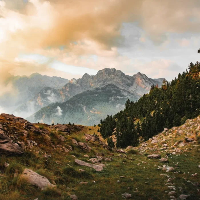 The Accursed Mountains, also known as the Albanian Alps are a stunning place to hike.